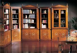 Luxury Bookcase With Glass Doors