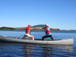 allagash river yoga canoeing fit maine