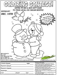 Coloring is a proven way to reduce stress. Winter Coloring Contest