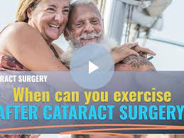 exercise after cataract surgery