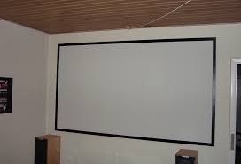 Hang A Projector Screen On The Wall