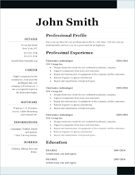 Microsoft Office 2007 Resume Template Office Resume Templates