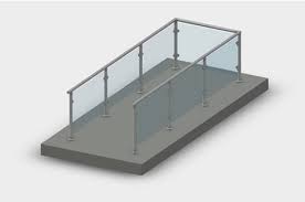 Revit Files For Glass And Wire Railing