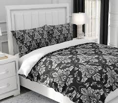 Damask Pattern Bedding Comforter Set