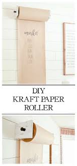 Diy Kraft Paper Roller Grocery List
