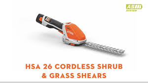 stihl hsa 26 cordless shrub shears