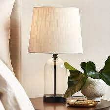 Temple Webster Grace Glass Table Lamp