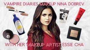 vire diaries makeup nina dobrev with