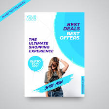 Online Fashion Store New Discounts Flyer Template Design