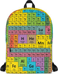 Periodic Table Backpack Periodic Table Backpacks Period