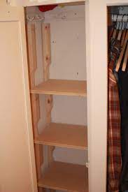 Advice on how to assemble a closet shelf system on site with no visible fasteners. Pressure Fit Screwless Shelves Shelves Closet Shelves Easy Diy Projects