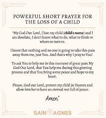 9 short prayers for the loss of a child