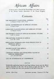 ancient and africa essay in african affairs special issue ancient and africa essay in african affairs special issue spring 1965 h w fairman