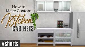 custom kitchen cabinets in the sims 4