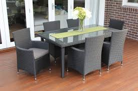 6 Seater Outdoor Wicker Setting