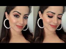 sweat proof makeup with white dress