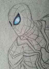 This will serve as a guide to placing other features. Iron Spider Drawing Art Spider Man Geek Amino