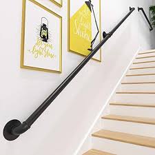 We did not find results for: Lanna Shop Nonslip Wrought Iron Stair Handrail Loft Indoor Outdoor Stairs Wall Mount Stair Railing Industrial Pipe Door Handle Rustic Towel Bar Size250cm