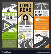 road safety and ecology service banners