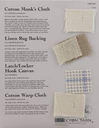 rug backing sle card multi craft