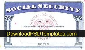 The social security card is one of the most important documents you will need for living in the usa. Social Security Card Template Ssn Editable Psd Updated 2021