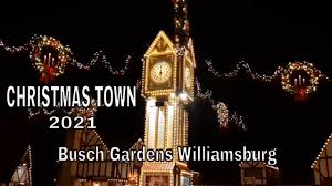 christmas town 2021 at busch gardens