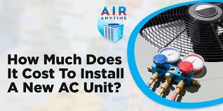 cost to install a new ac unit
