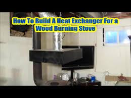 heat exchanger for a wood burning stove