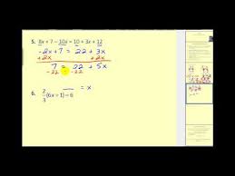 Solve Equations With The Distributive
