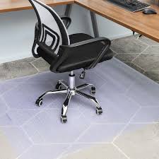 mind reader clear pvc office chair mat