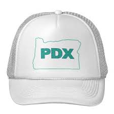 pdx portland airport carpet trucker hat