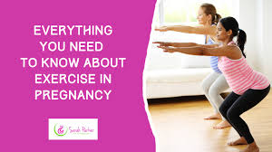 exercise in pregnancy