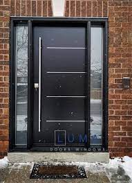 Modern Steel Door With Direct Glass