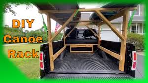how to build a diy canoe rack for truck