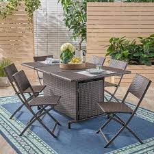 Foldable Plastic Outdoor Dining Set