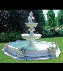 Creative Arts White Marble Water Fountain