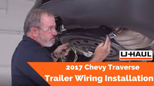 Installation of a trailer wiring harness. 2017 Chevy Traverse Trailer Wiring Installation Youtube