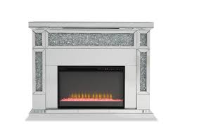 Glamour Fully Assembled Fireplace Bob