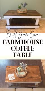 Easy Diy Farmhouse Coffee Table