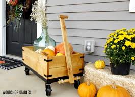 diy wooden wagon a simple fall front
