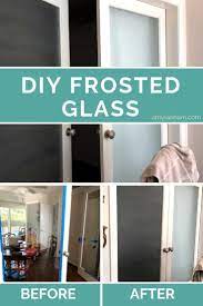 We quite enjoy this clean looking geometric striping pattern, but you. Frosted Glass Paint How To Frost Glass Amylanham Com
