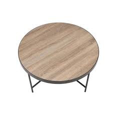 32 Oak Round Wood Coffee Table