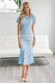 When wanting a blue lace dress, make sure to look through selections for a maxi blue lace dress and a mini blue lace dress, while at macy's. Ice Blue Mermaid Lace Modest Dress Modest Bridesmaids Dresses With Sleeves Modest Dresses And Modest Skirts For Church Neesee S Dresses
