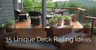 Deck railings and height requirements. 35 Unique Deck Railing Ideas Sebring Design Build