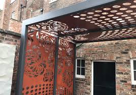 Decorative perforated metal panels have extremely broadly applications. Decorative Garden Screens And Garden Panels Custom Designs