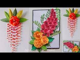 Diy Paper Flower Wall Hanging Ideas