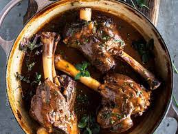 braised lamb shanks with rich gravy no