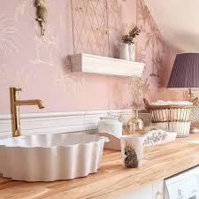 pink wallpaper can work for any room