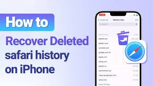 how to find deleted history on iphone