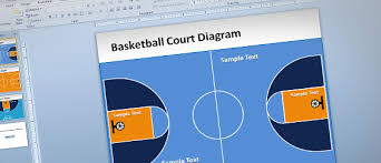 Powerpoint Presentations Free Basketball Court Powerpoint